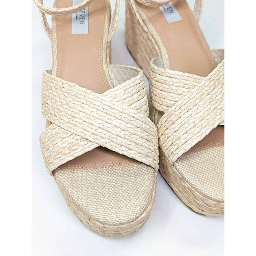 NWOB Steven New York Ramey Espadrille Platform Wedge Sandal Size 10 (MSRP $130) - Picture 5 of 11